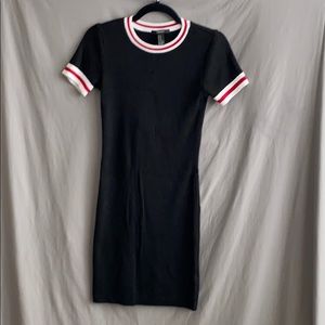 Sporty Tennis Dress Bodycon Short Sleeve